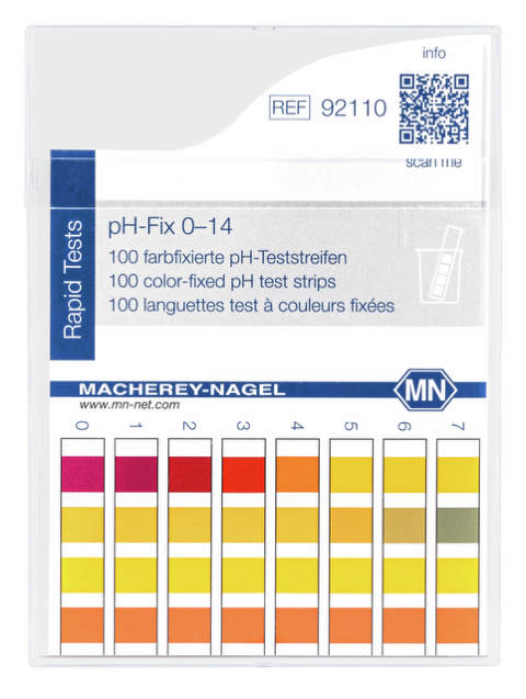 Rapid Test Ph, pH ‑ Fix 0 – 14 (100 stick)